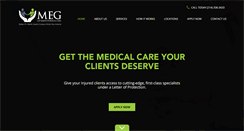 Desktop Screenshot of meghealthcare.com